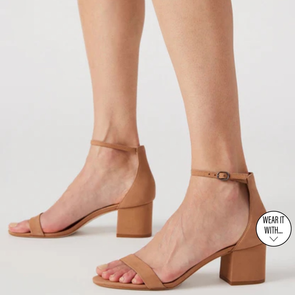 Steve Madden Irene Tan Nubuck Sandal, size 7 . New in box